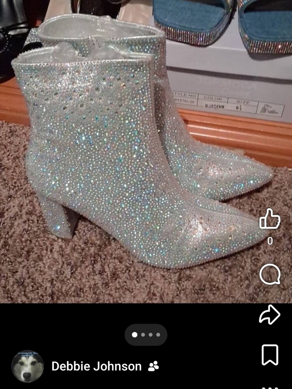 Ladies Top Mota Size 7 Boots Retail $35